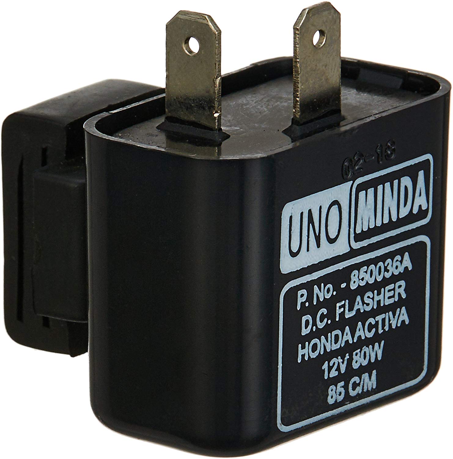 Uno Minda 850036A Electronic Flasher - 12V/ 80W  - 2 Pin  for HONDA ACTIVA